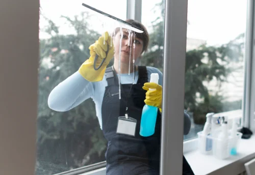 Nettoyage de vitres intérieures et extérieures à Menou